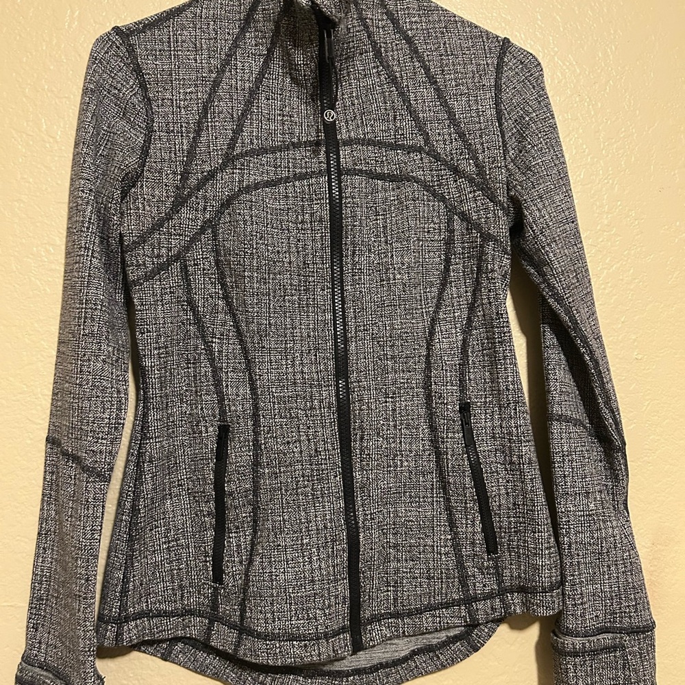 Lululemon Athletica Define Black and Gray Jacket